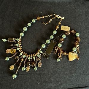 Chico’s charming matching necklace and bracket combo.